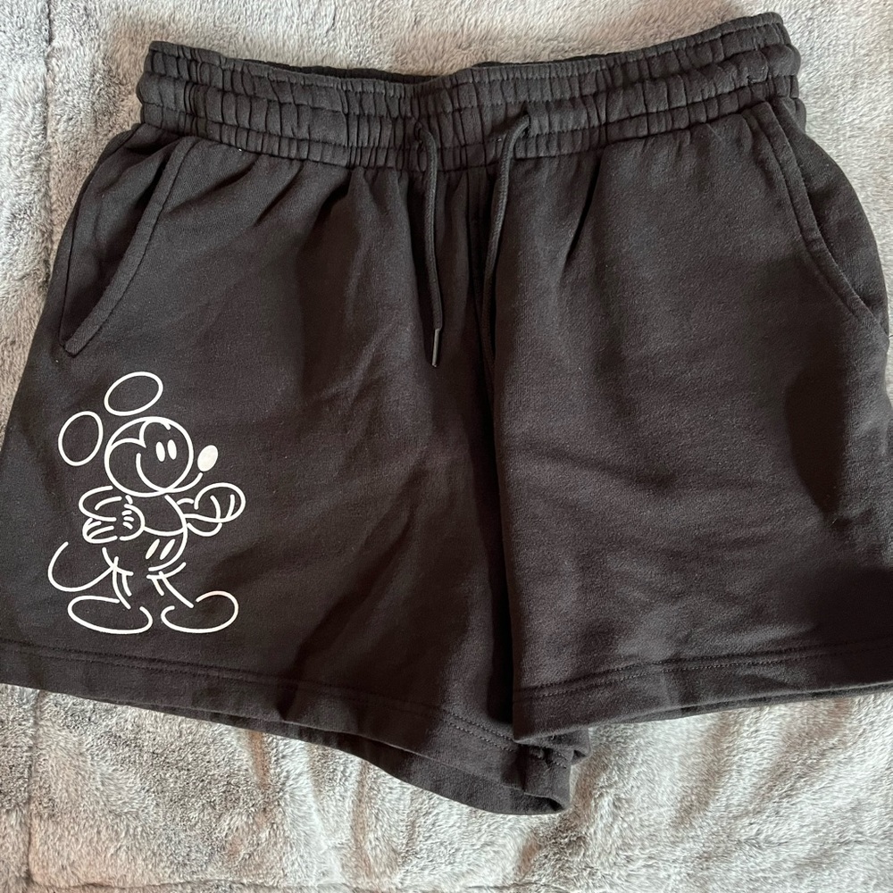 Mickey Mouse Genuine Mousewear Shorts for Women – Black